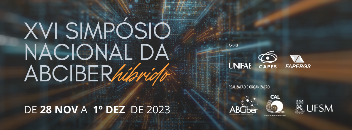 ESTÃO DISPONÍVEIS OS ANAIS DO XVI SIMPÓSIO ABCIBER 2023