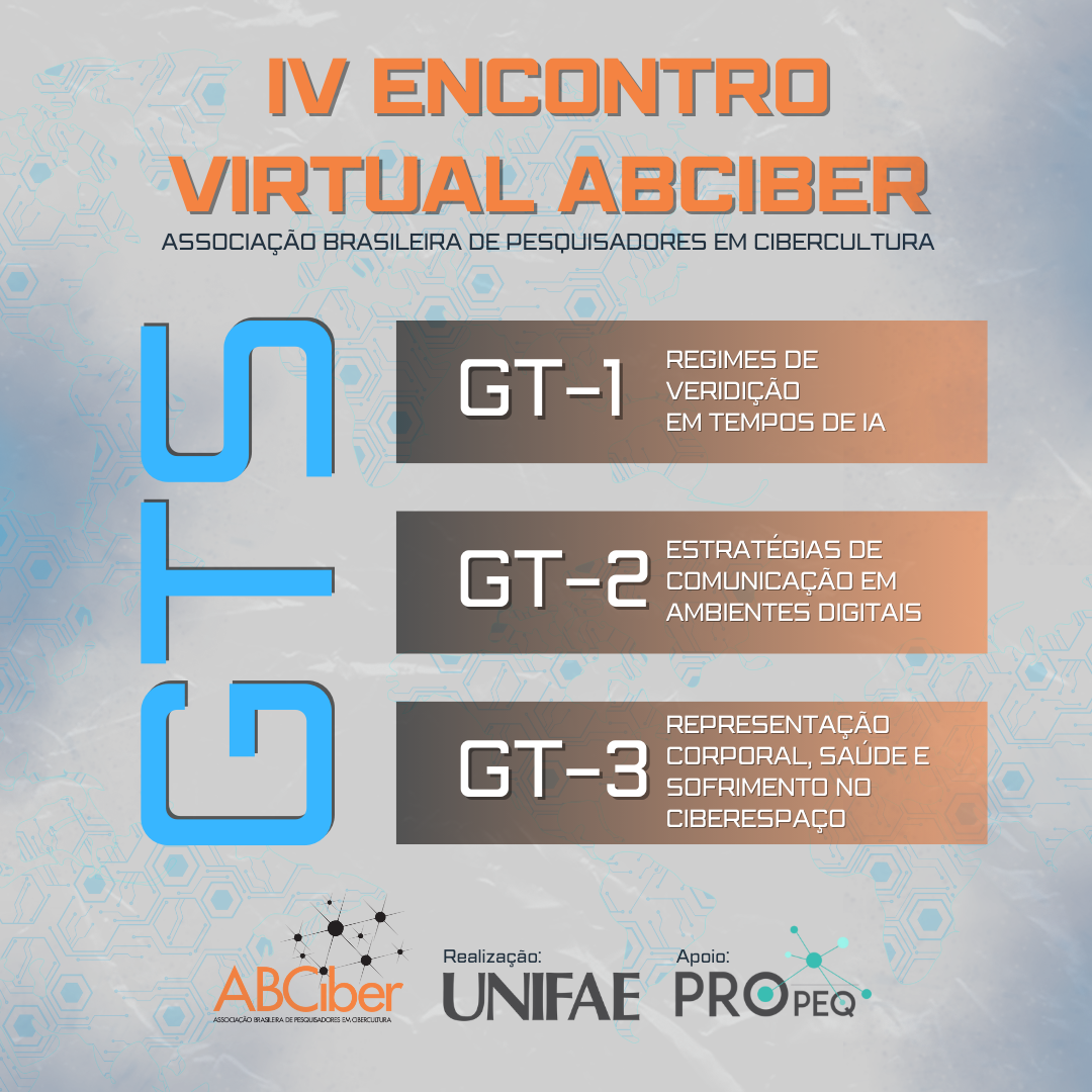 Conheça os 3 GTS do IV Encontro Virtual da ABCIBER
