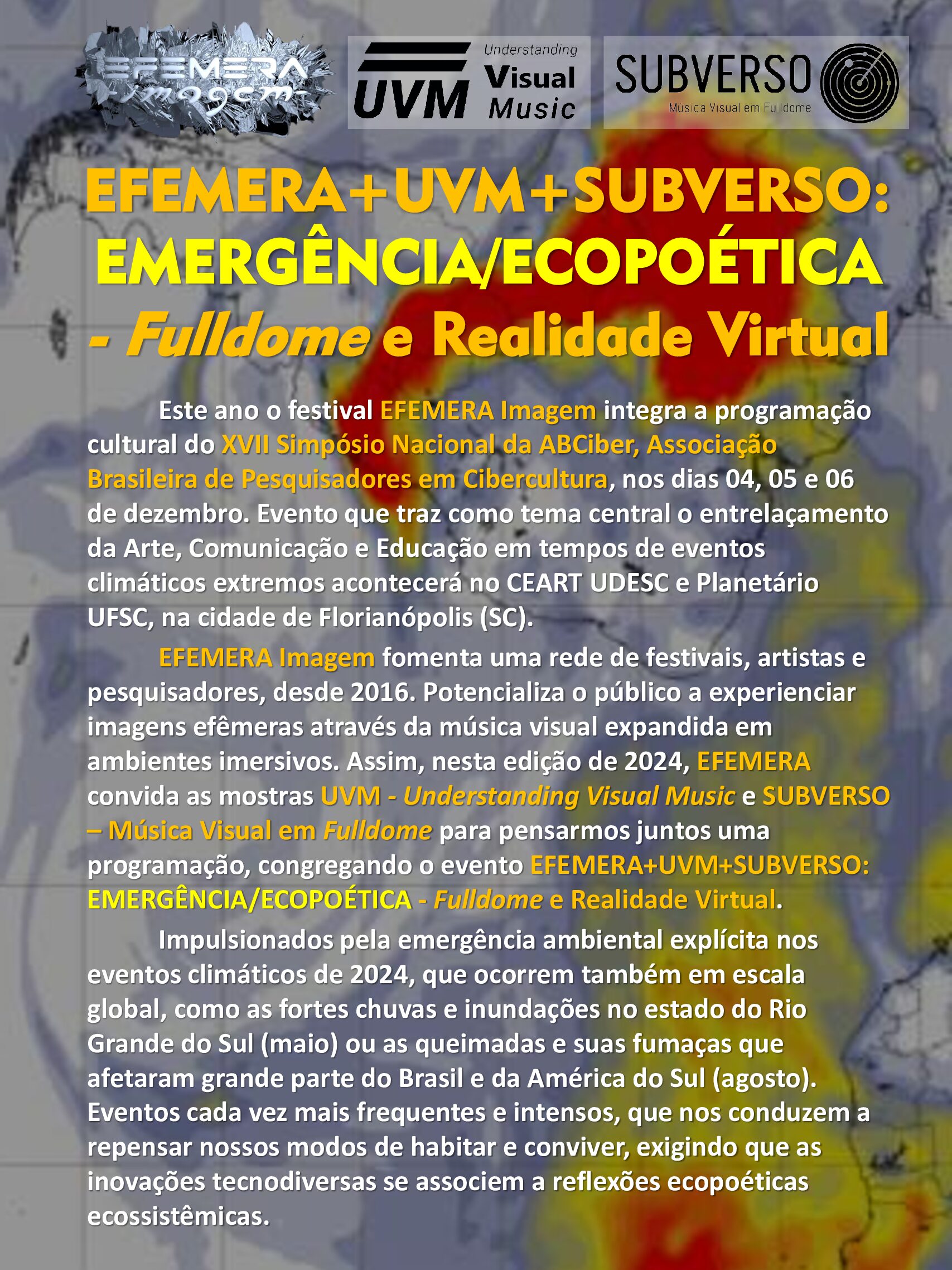 Chamada para submissão de obras audiovisuais nos formatos fulldome e realidade virtual